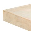 Valgomojo stalas, baltas, 120x60x75 cm, mango med. masyvas