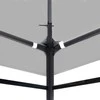 Viršutinis pavėsinės uždangalas, kreminės baltos, 4x3m