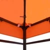 Viršutinis pavėsinės uždangalas, oranžinis, 310 g/m², 4x3m