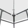 Viršutinis pavėsinės uždangalas, 310 g/m², 3x3m, baltas