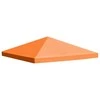 Viršutinis pavėsinės uždangalas, oranžinis, 310 g/m², 3x3m
