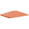Viršutinis pavėsinės uždangalas, oranžinis, 310 g/m², 4x3m