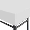 Viršutinis pavėsinės uždangalas, 310 g/m², 3x3m, baltas