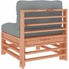 Vidurinė sofos dalis su pagalvėlėmis, douglas eglės masyvas