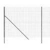 Vielinė tinklinė tvora, antracito, 2,2x25m, plienas