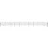 Vielinė tinklinė tvora, antracito, 2x25m, galvanizuotas plienas