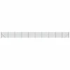 Vielinė tinklinė tvora su flanšais, žalios spalvos, 2x25m