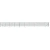 Vielinė tinklinė tvora, žalia, 2,2x25m, galvanizuotas plienas