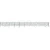 Vielinė tinklinė tvora, žalia, 2x25m, galvanizuotas plienas