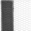 Vielos tinklas su PVC danga, pilkas, 25x0,75m