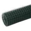 Vielos tinklas su PVC danga, žalias, 10x0,5m
