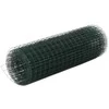 Vielos tinklas su PVC danga, žalias, 10x0,5m
