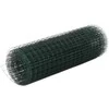 Vielos tinklas su PVC danga, žalias, 10x0,5m
