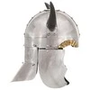 Vikingų šalmas, sidabrinis, plienas, fantastinis