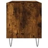 Vinilinių plokštelių spintelė, dūminė, 85x38x48cm, mediena