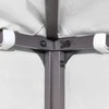Viršutinis pavėsinės uždangalas, baltos spalvos, 3x3m, 270 g/m²