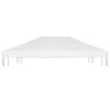 Viršutinis pavėsinės uždangalas, baltos spalvos, 4x3m, 270 g/m²