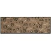 Virtuvės kilimėlis, rudas, 60x180cm, aksomas, plaunamas
