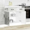 Virtuvės spintelė, Kalmar, betono pilka, apdirbta mediena