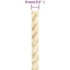 Virvė, 25m, 100% sizalis, 8mm