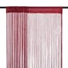 Virvelinės užuolaidos, 2vnt., 100x250cm, vyšninės spalvos
