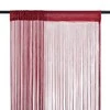 Virvelinės užuolaidos, 2vnt., 140x250cm, vyšninės spalvos