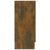 Vitrininė spintelė, dūminio ąžuolo, 120x30,5x70cm, mediena