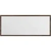 Vonios kambario LED veidrodis, rudas, 100x8,5x37cm, mediena