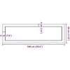 Vonios kambario stalviršis, 100x30x(2–6)cm, medienos masyvas