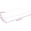 Vonios kambario stalviršis, 60x30x(2–6)cm, medienos masyvas
