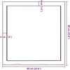 Vonios kambario stalviršis, 60x60x(2–4)cm, medienos masyvas