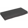 Vonios stalviršis, tamsiai rudas, 60x30x(2-6)cm, mediena