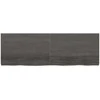 Vonios stalviršis, tamsiai rudas, 180x60x(2-6)cm, mediena