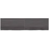 Vonios stalviršis, tamsiai rudas, 200x50x(2-4) cm, mediena