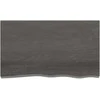 Vonios stalviršis, tamsiai rudas, 100x60x(2-6)cm, mediena