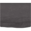 Vonios stalviršis, tamsiai rudas, 60x50x(2-4) cm, mediena