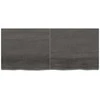 Vonios stalviršis, tamsiai rudas, 140x60x(2-4) cm, mediena