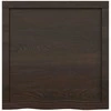 Vonios stalviršis, tamsiai rudas, 60x60x(2-6)cm, mediena