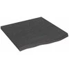 Vonios stalviršis, tamsiai rudas, 60x60x(2-4) cm, mediena
