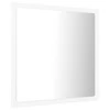 Vonios kambario LED veidrodis, baltas, 40x8,5x37cm, akrilas