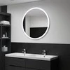 Vonios kambario veidrodis su LED, 80cm