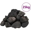 Vulkaninės uolienos, juodos spalvos, 25kg, 5-8cm