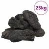 Vulkaninės uolienos, juodos spalvos, 25kg, 10-30cm