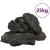 Vulkaninės uolienos, juodos spalvos, 25kg, 10-30cm
