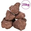Vulkaninės uolienos, raudonos spalvos, 25 kg, 10-30 cm