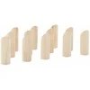 Žaidimo Number Kubb rinkinys su krepšiu, 13 dalių, pušis