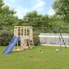 Lauko žaidimų aikštelės komplektas, pušies medienos masyvas