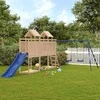 Lauko žaidimų aikštelės komplektas, pušies medienos masyvas