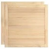Spintelės durelės, 2vnt., 39,5x39,4cm, pušis, žaliuzių dizaino