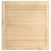 Spintelės durelės, 4vnt., 61,5x59,4cm, pušis, žaliuzių dizaino